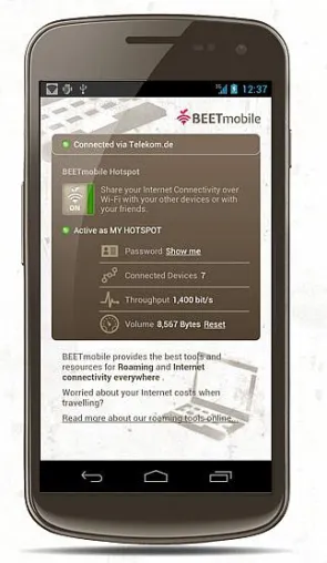 Bild: BEETmobile: Meine Flat ist Deine Flat - mobiles Internet teilen statt blechen