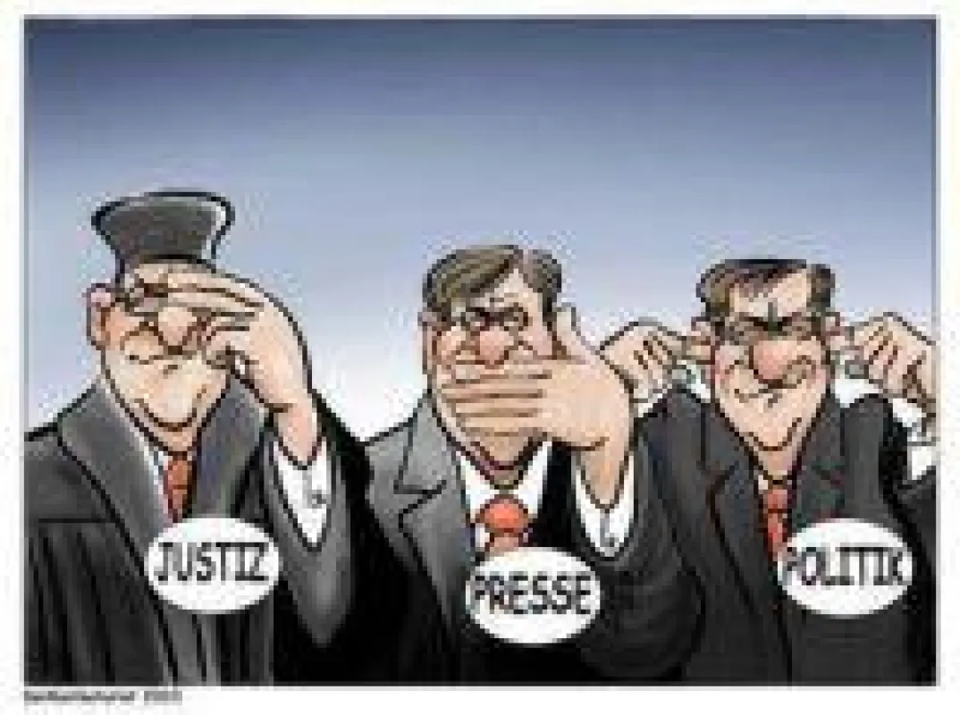 Schweigen, Wegsehen und Weghören von Medien, Justiz und Politik