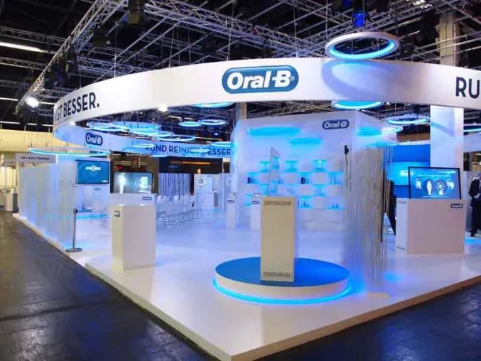 Bild: MDL expo baut Messestände für Oral-B