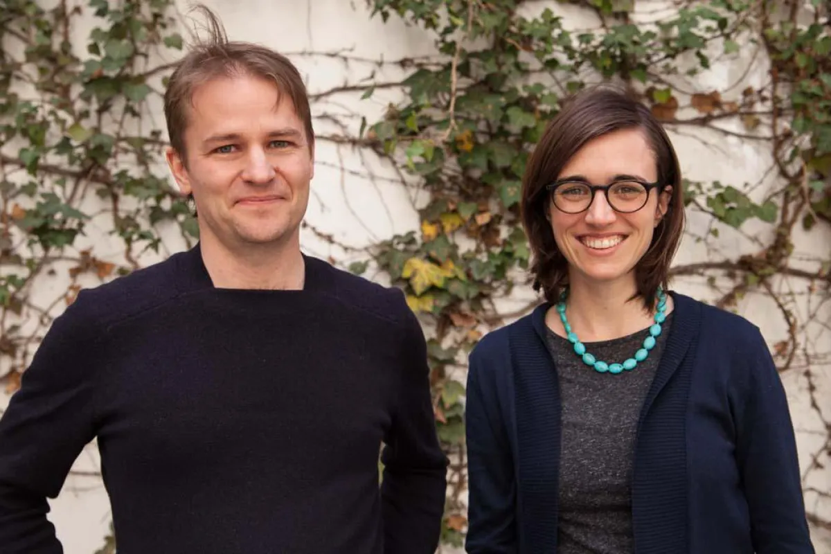 CareerFoundry-Gründer Martin Ramsin und Raffaela Rein (v.l.n.r.)