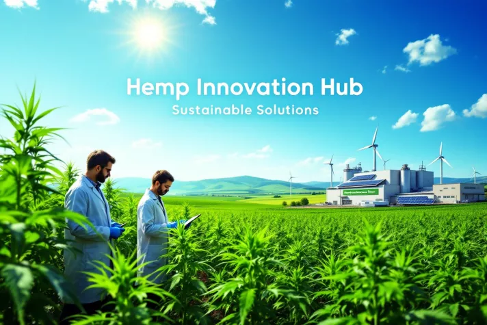 Bild: Bioökonomie mit Hanf: Behrentin Communication präsentiert das Thema im OecherLab der Stadt Aachen.