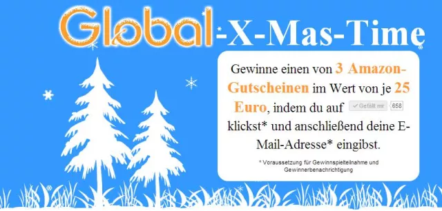 Bild: Mit Global MasterCard Einkaufsgutscheine gewinnen
