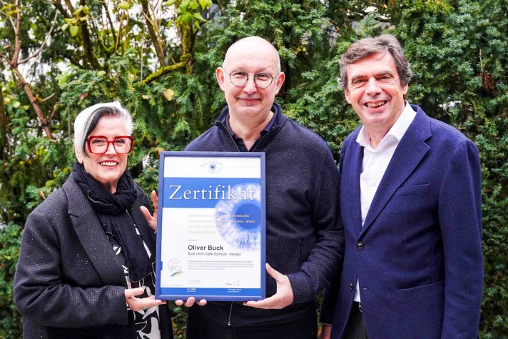 Bild: Oliver Buck Optik in Mengen mit Gütesiegel SEHZENTRUM® ausgezeichnet