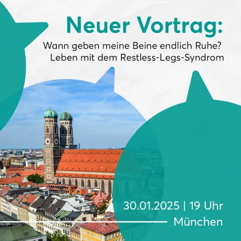 Bild: München: Vortrag zum Thema Restless Legs Syndrom - sei dabei!