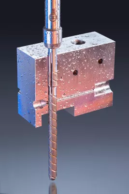 Bild: Die Kugel sitzt