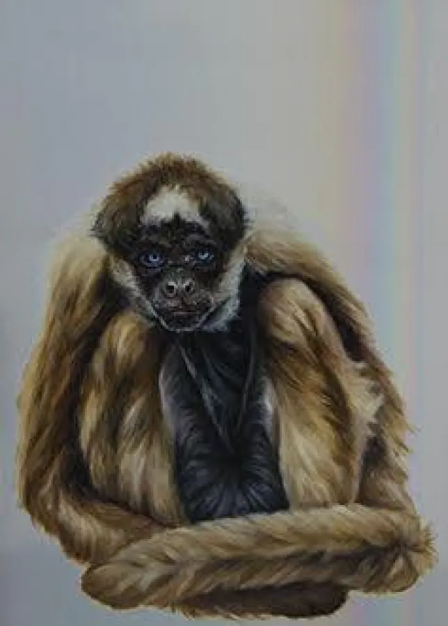 Svenja Maaß, 2014, Insistier, Öl auf Alu, A4