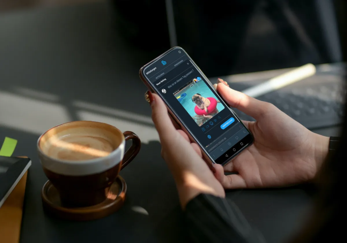 Nutzung der Tagesblog-App (© Tagesblog.com)