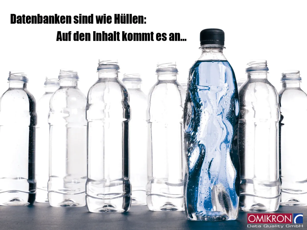 Datenbanken sind wie Hüllen: auf den Inhalt kommt es an