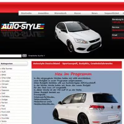 Bild: Autostyle - Autozubehör Onlineshop Deutschland eröffnet.