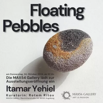 Bild: Itamar Yehiel mit "Floating Pebbles" in der MAX54 Gallery in Augsburg