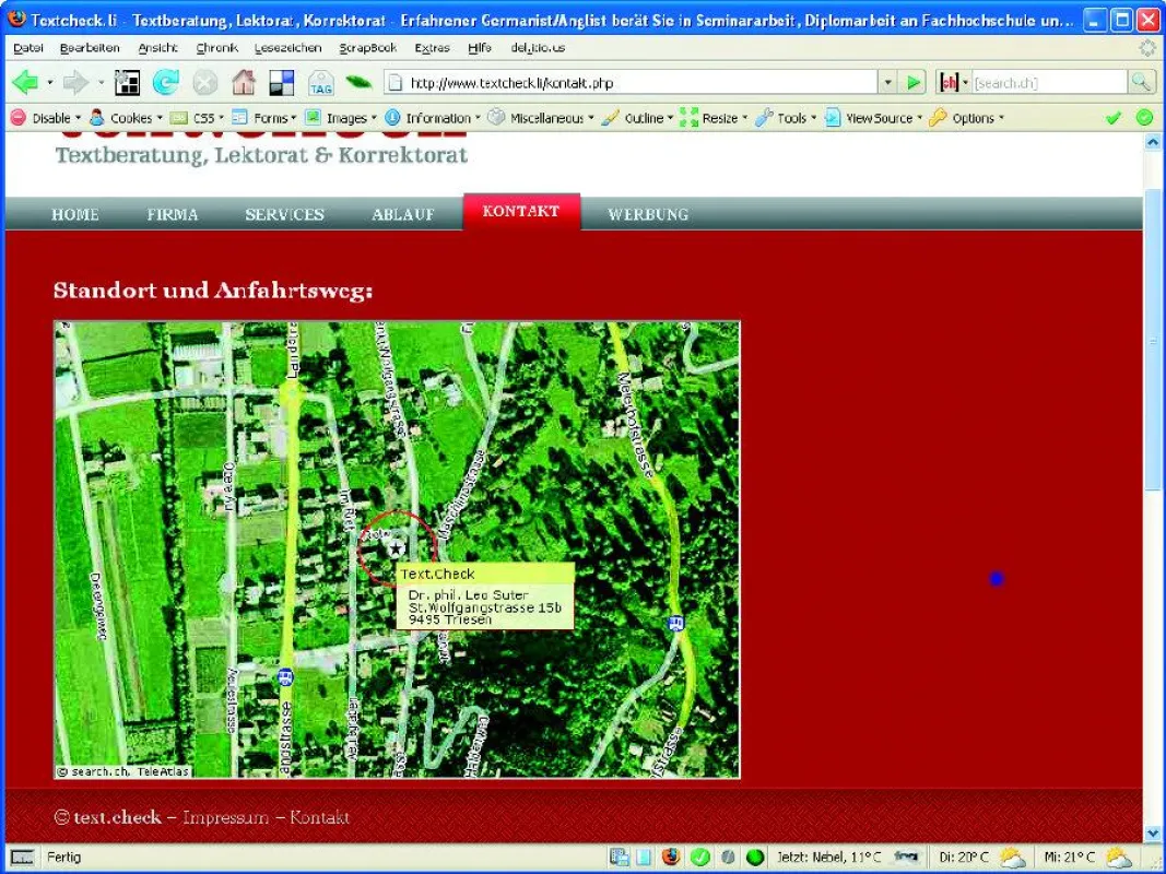 map.search.ch API mit eigenem POI