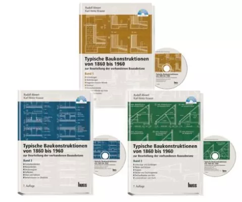 Bild: Für fachgerechte Sanierung am Altbau - "Typische Baukonstruktionen von 1860 bis 1960" in drei Bänden