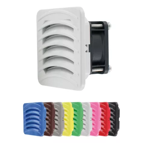 Filterlüfter 60 x 60 mm für Messgeräte und Datenlogger Bild: Filterlüfter 60 x 60 mm für Messgeräte und Datenlogger