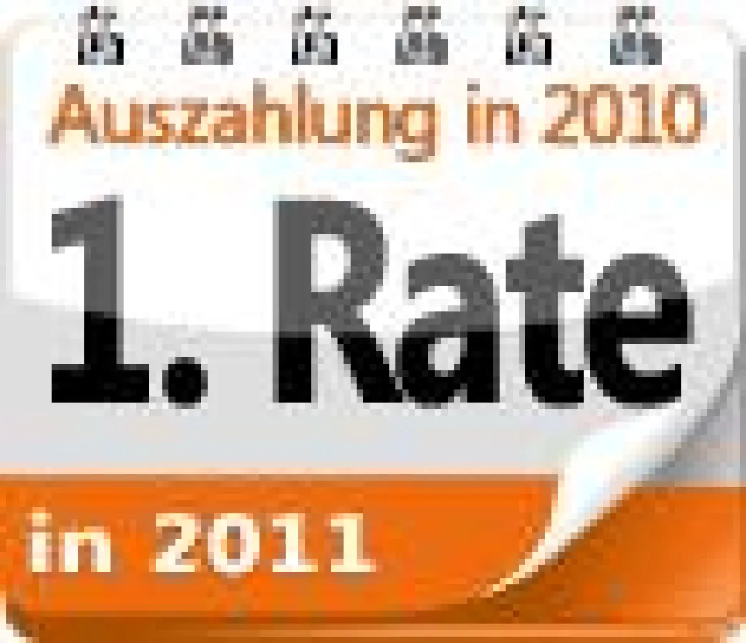 SWK Bank - Auszahlung in 2010, 1. Rate in 2011