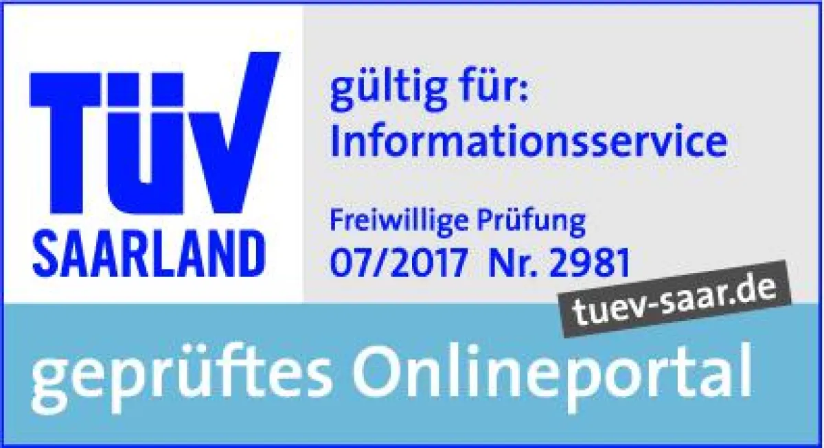 TÜV Prüfzeichen nebenan.de