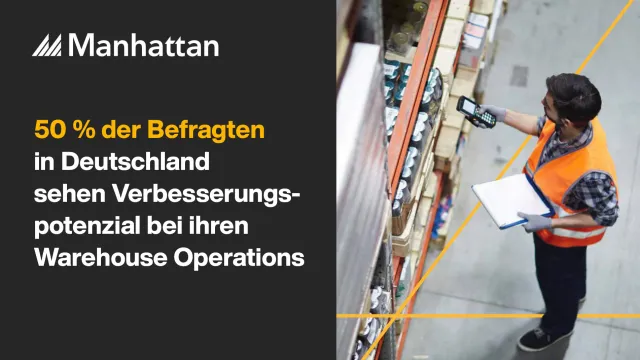 Bild: Umfrage zu Warehouse Operations: Der Optimierungsdruck wächst