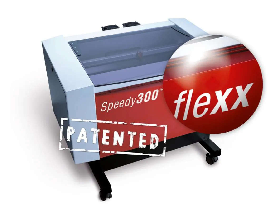 Die Speedy flexx Serie von Trotec Laser ist nun patentiert