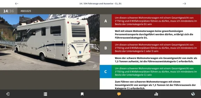 Bild: C1 Theorieprüfung: Wohnmobil & leichte LKW sicher bestehen