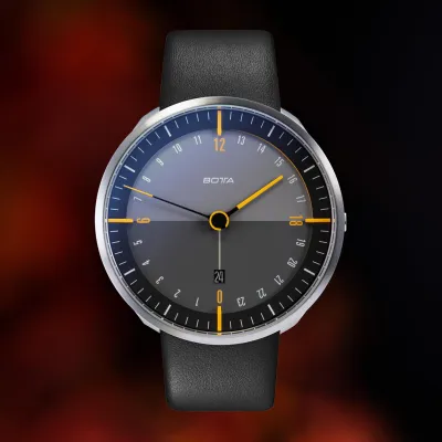 Bild: TRES24 plus titan – die neue 24-Stunden Dreizeigeruhr von BOTTA in geschütztem Design