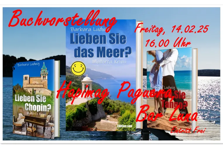 Bild: Valentinstag im Zeichen des Krimis: Ein Leseabend mit Barbara Ludwig in Mallorca