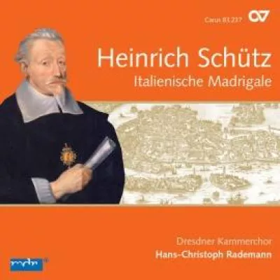 Bild: Der Dresdner Kammerchor und Hans-Christoph Rademann mit erster Schütz-CD der Gesamteinspielung