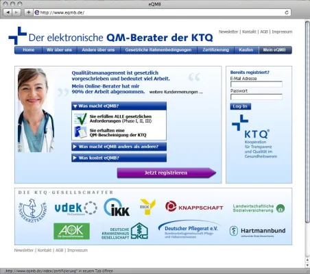 KTQ® startet Online-Qualitätsmanagement – deutlich weniger Aufwand für Arztpraxen, Psychotherapeuten und MVZ Bild: KTQ® startet Online-Qualitätsmanagement – deutlich weniger Aufwand für Arztpraxen, Psychotherapeuten und MVZ