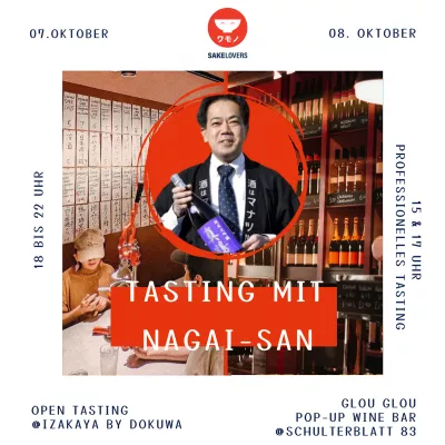 Bild: 1. - 8.10.: Sake Week in Hamburg und Sake Tastings mit japanischer Brauerei in Sternschanze und Karoviertel