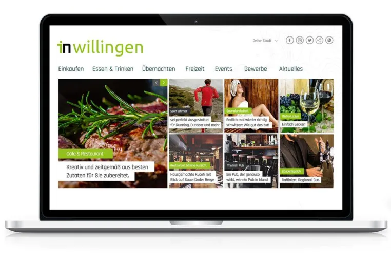 Bild: Die Vorzüge Willingens auf einer Seite: Innovatives Internetportal www.inwillingen.de startet am 1. November
