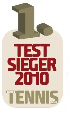 Deutsche Tennis Zeitung testet „Komfortschläger“ 2010 Bild: Deutsche Tennis Zeitung testet „Komfortschläger“ 2010