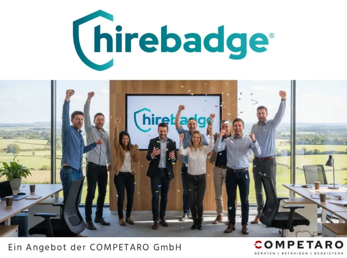 Bild: COMPETARO bringt neues Arbeitgebersiegel an den Markt: hirebadge® gestartet