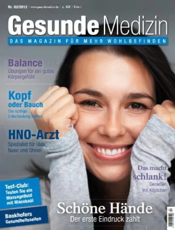 Schlucken, riechen, hören – der HNO-Arzt im Porträt in der Februar-Ausgabe von Gesunde Medizin Bild: Schlucken, riechen, hören – der HNO-Arzt im Porträt in der Februar-Ausgabe von Gesunde Medizin