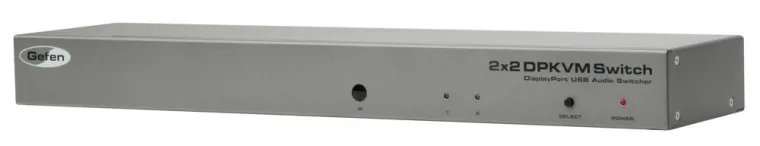 Bild: DisplayPort KVM-Switcher von Gefen ermöglicht das Umschalten zwischen zwei Rechnern