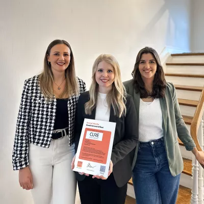 CURE Intelligence erneut ausgezeichnet – bewiesene Qualität im Social Media Marketing Bild: CURE Intelligence erneut ausgezeichnet – bewiesene Qualität im Social Media Marketing