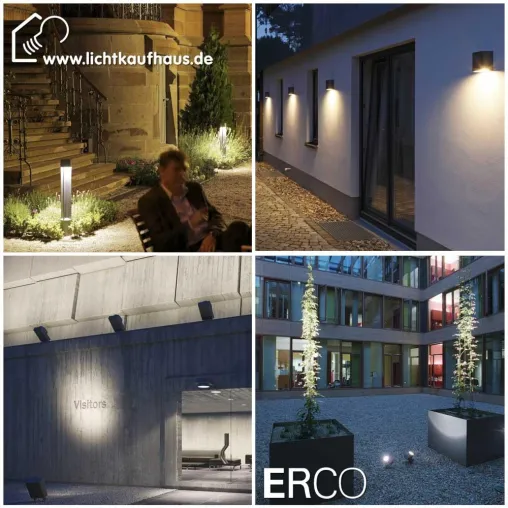LED Außenleuchten von ERCO bei Lichtkaufhaus.de Bild: LED Außenleuchten von ERCO bei Lichtkaufhaus.de