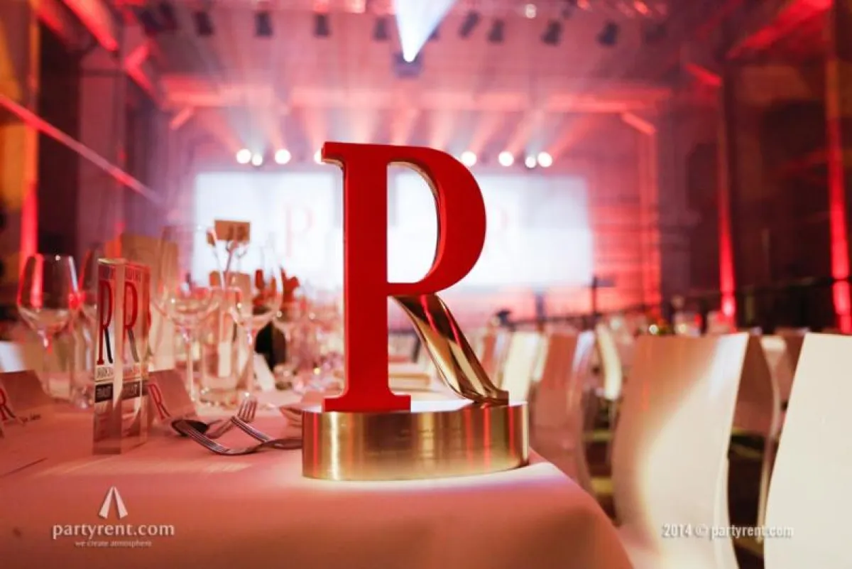 PR-Gala mit Ausstattung von Party Rent