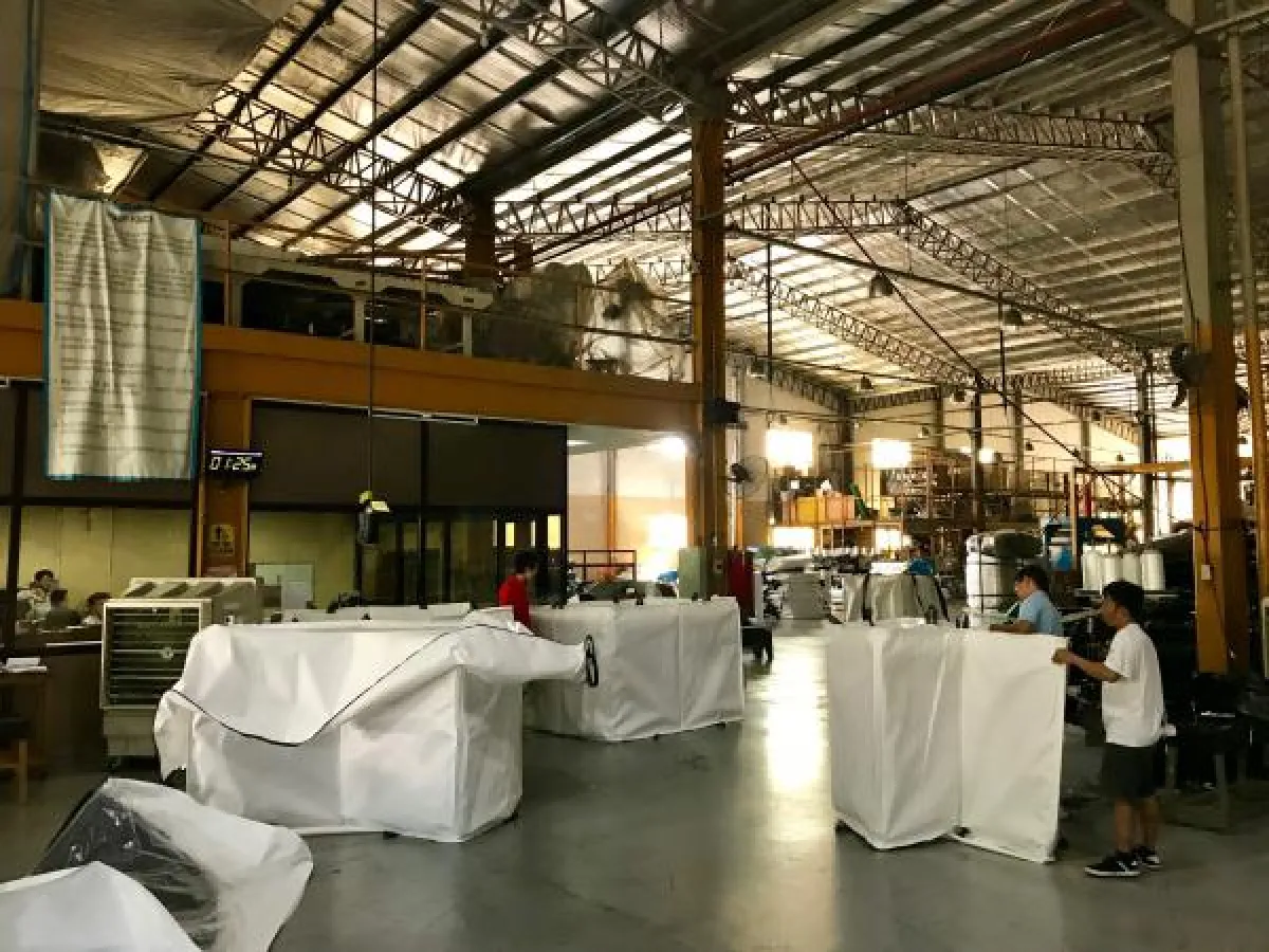 Besuch einer Textilfabrik