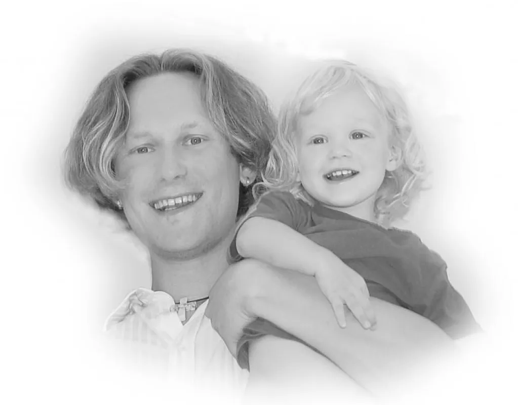 Papa mit Kind
