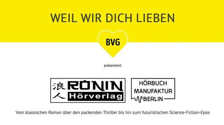Bild: Hörbücher an BVG Ticketautomaten