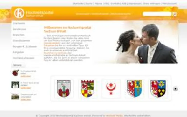 Bild: Neues Hochzeitsportal für Sachsen-Anhalt