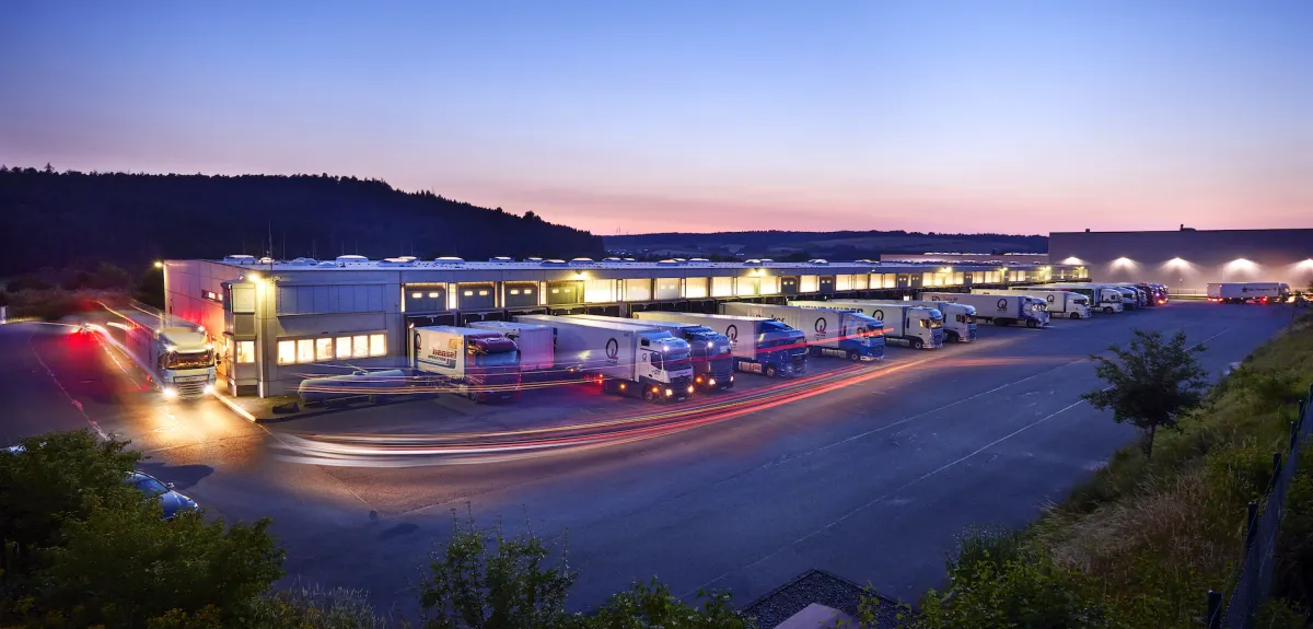 Daas Zentral-HUB von ONLINE Systemlogistik in Schlitz bei Fulda (© ONLINE Systemlogistik)