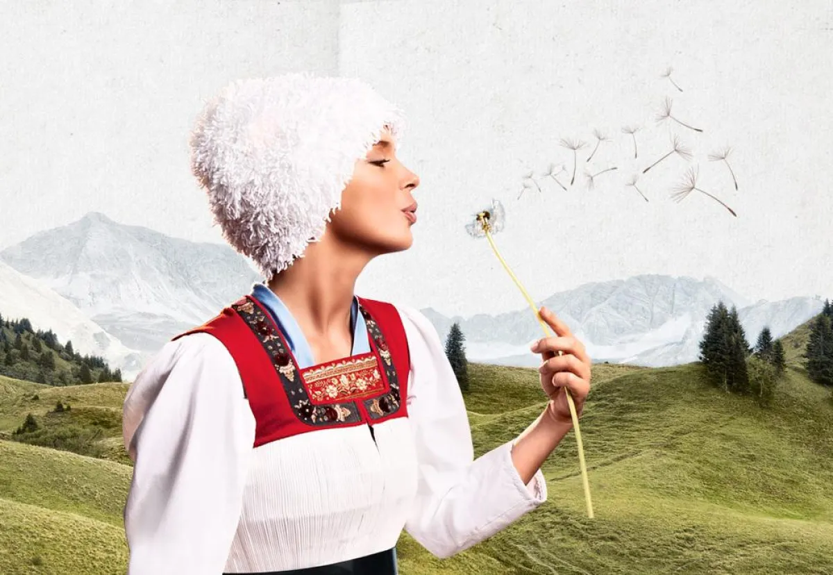 Die Alma-Sennerin: das traditionellste Markenzeichen der österreichischen Milchwirtschaft.