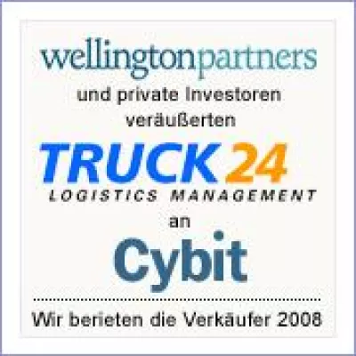 Hübner Schlösser & Cie beriet Wellington Partners und private Aktionäre bei der Veräußerung der Truck24 AG Bild: Hübner Schlösser & Cie beriet Wellington Partners und private Aktionäre bei der Veräußerung der Truck24 AG