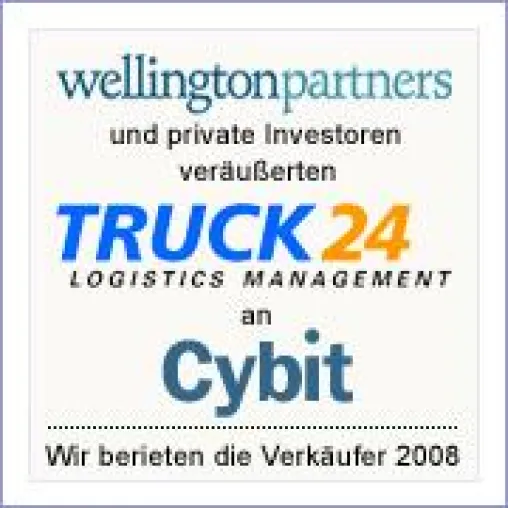 Hübner Schlösser & Cie beriet Wellington Partners und private Aktionäre bei der Veräußerung der Truck24 AG Bild: Hübner Schlösser & Cie beriet Wellington Partners und private Aktionäre bei der Veräußerung der Truck24 AG