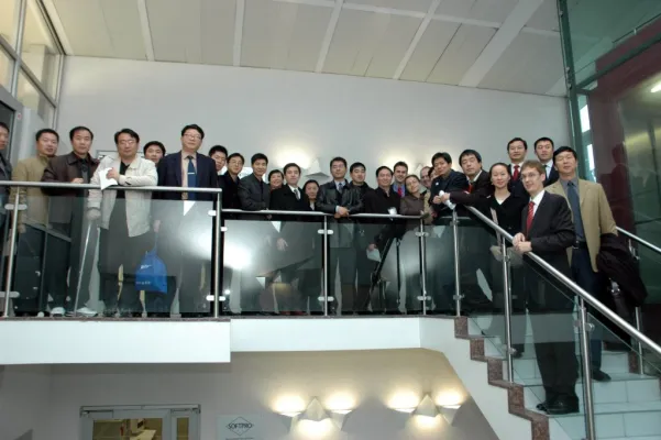 Hoher Besuch bei Softpro: Delegation des chinesischen Ministeriums für Informationsindustrie Bild: Hoher Besuch bei Softpro: Delegation des chinesischen Ministeriums für Informationsindustrie