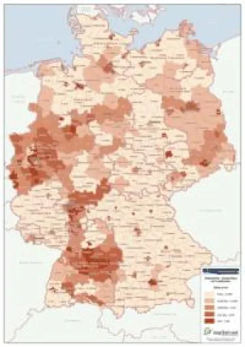 Bild: Blitzerdichte Deutschland – Neue Radarfallenkarte für Deutschland
