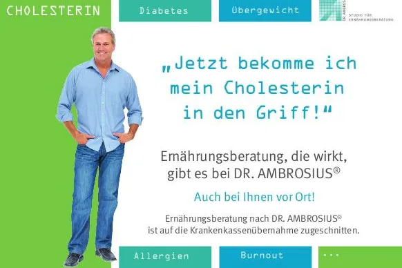 Bild: Ernährungsberatung als ergänzendes Therapiekonzept bei Hyperlipidämien