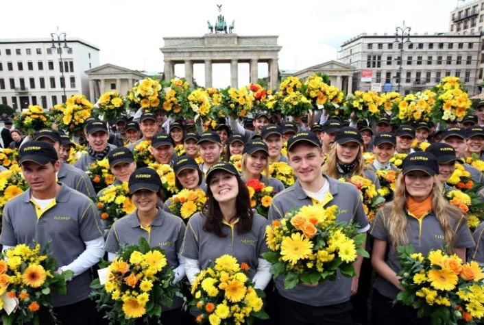 Bild: Umsatzerfolg zum 100. Fleurop-Geburtstag