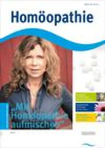 Bild: Schauspielerin Marion Kracht im Interview in der DZVhÄ-Zeitschrift Homöopathie