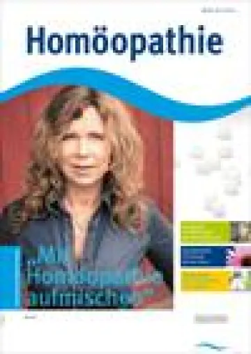 Bild: Schauspielerin Marion Kracht im Interview in der DZVhÄ-Zeitschrift Homöopathie