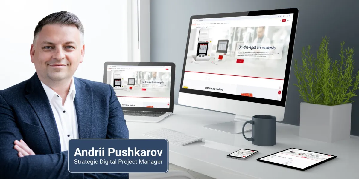 Andrii Pushkarov - Strategic Digital Project Manager (© HUMAN Diagnostics)